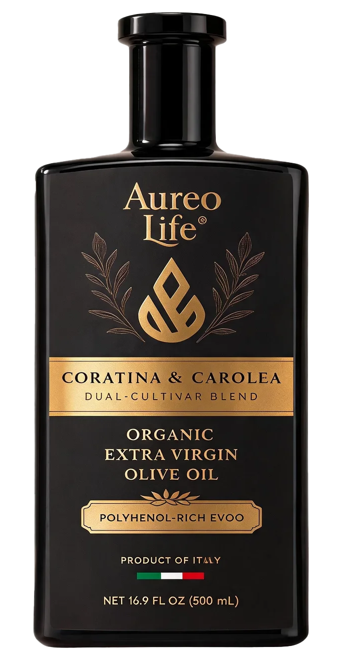 Coratina and Carolea olive oil